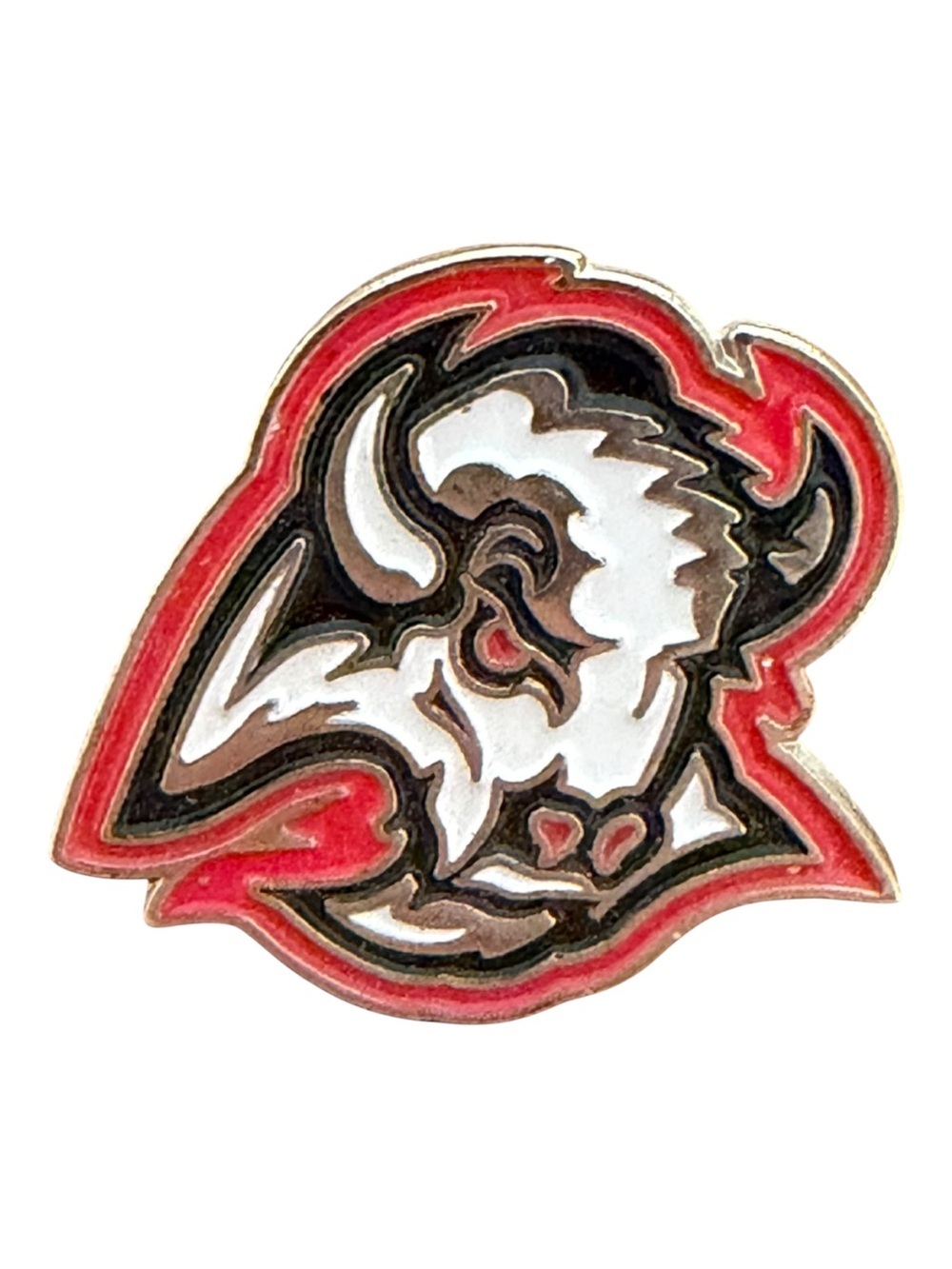 Buffalo Sabres Goathead NHL Retro Enamel Lapel Pin 2cm